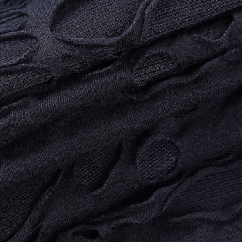 Gothic Black Mini Dress Streetwear Rock Punk Hollow Retro High Waist Long Sleeve Bodycon
